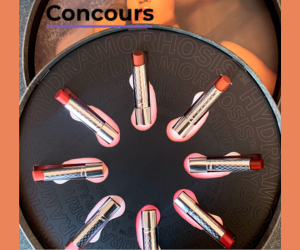 Parfumdo lance un nouveau concours avec 4 lots de 8 baumes à lèvres repulpants Hydramorphosis Mesauda à remporter.