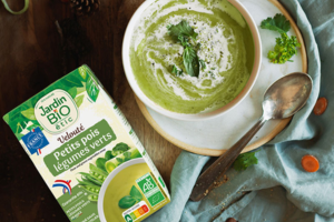 test gratuit pack velouté aux petits pois légumes verts bio Jardin BIO étic