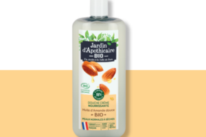crème douche nourrissante huile d'amande douce bio de Jardin d'Apothicaire