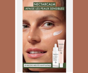échantillons offerts soins Nectarcalm Melvita