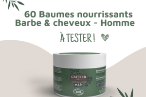 test gratuit baume nourrissant barbe & cheveux Men Cattier