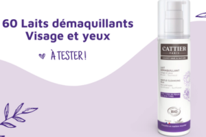 lait démaquillant visage et yeux Cattier