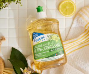 liquides vaisselles ultra-dégraissant thym bergamote Étamine du Lys