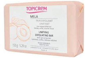pain exfoliant unifiant Mela Topicrem