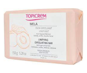 pain exfoliant unifiant Mela Topicrem