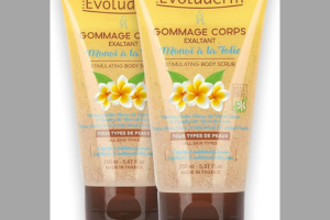 un gommage corps exaltant monoï Evoluderm