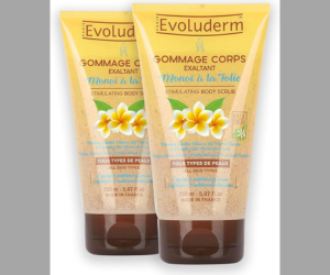 un gommage corps exaltant monoï Evoluderm