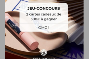 Yves Rocher gagnez une carte cadeau de 300 €