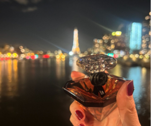 dansmonsacdefille un parfum La Nuit Trésor de Lancôme