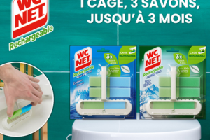 un bloc WC net rechargeable
