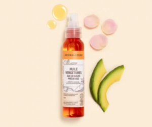 une huile vergetures Aroma-Zone