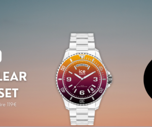 Voici une montre Ice Clear Sunset