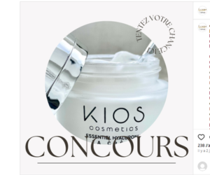 challenges.luxes une crème visage Essentiel Hyaluronic de Kios Cosmetics