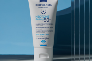 un fluide intensif protecteur Neotone Radiance SFP50+ d'Isispharma