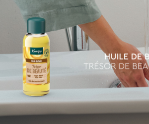 une huile de bain Trésor de beauté Kneipp