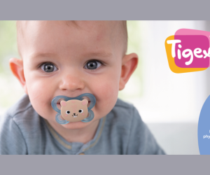 une sucette Soft Mini Tigex