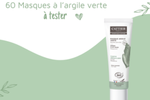 un masque à l'argile verte de Cattier