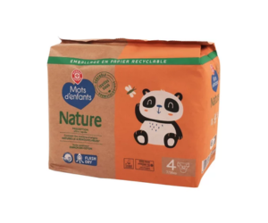 un pack de couches Mots d'enfants Nature