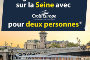 une croisière pour deux sur la Seine