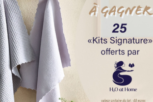 Voici - un kit de chiffonnettes H2O at Home
