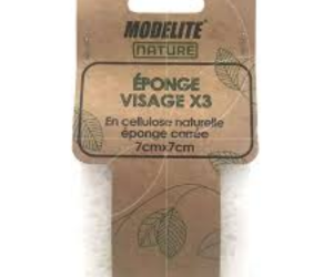 un lot de 3 éponges pour le visage Modelite