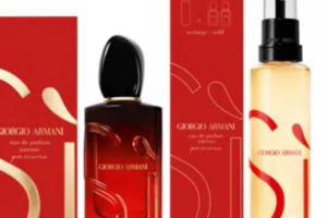 un parfum Sì Passione de Giorgio Armani et sa recharge
