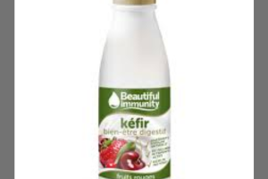 kéfir nature ou fruits rouges de Beautiful Immunity