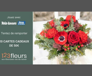 bon d’achat 123fleurs de 50 euros