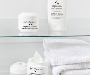 routine soin visage anti-âge au lait de chèvre Ziaja