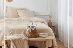 parure de lit en gaze de coton