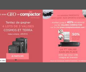 GEO lot de valises Compactor