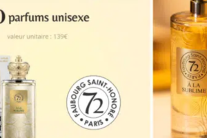 parfum de la Maison 72 Faubourg Saint-Honoré