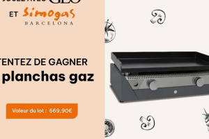 Geo plancha à gaz Simogas