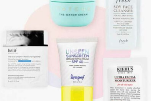 coffret d’échantillons de soins