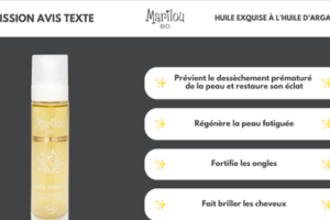 huile exquise de Marilou Bio