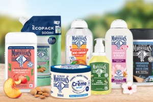 un an de produits de douche