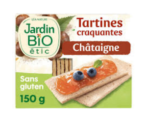 tartines croquantes à la châtaigne So bio étic