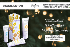 coffret bulle d’hydratation Marilou Bio