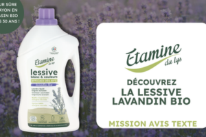 lessive blanc & couleurs Étamine du Lys