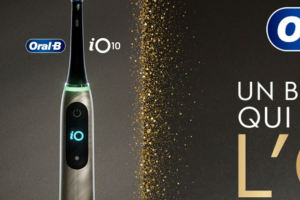 brosse à dents iO10 Gold d'Oral-B
