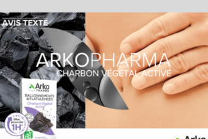 charbon végétal activé d’ArkoPharma