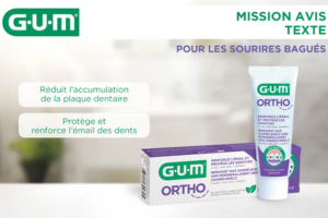 dentifrice GUM ORTHO