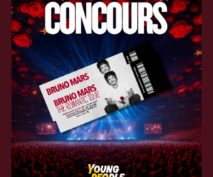 deux entrées pour le Romantic Tour de Bruno Mars à Paris