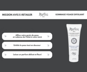 gommage visage exfoliant Marilou Bio