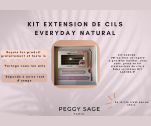 kit extension de cils Everyday Natural de Peggy Sage