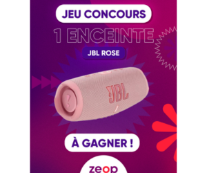 enceinte JBL rose