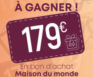 bon d’achat Maison du Monde de 100 €