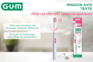 brosse à dents GUM SONIC SENSITIVE